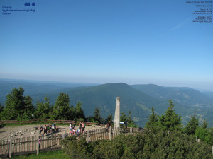 Lysá hora - Pohled na jihozápad, Smrk - 15.6.2025 v 08:00