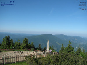 Lysá hora - Pohled na jihozápad, Smrk - 15.6.2025 v 08:15