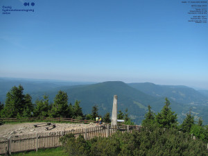 Lysá hora - Pohled na jihozápad, Smrk - 15.6.2025 v 09:00