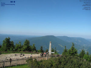 Lysá hora - Pohled na jihozápad, Smrk - 15.6.2025 v 09:15