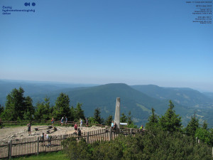Lysá hora - Pohled na jihozápad, Smrk - 15.6.2025 v 10:00