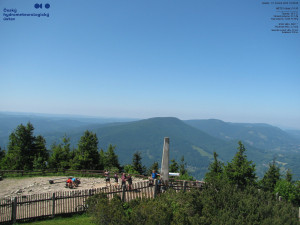 Lysá hora - Pohled na jihozápad, Smrk - 15.6.2025 v 10:45