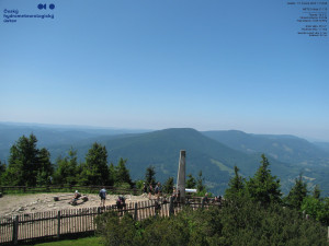 Lysá hora - Pohled na jihozápad, Smrk - 15.6.2025 v 11:15