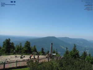 Lysá hora - Pohled na jihozápad, Smrk - 15.6.2025 v 11:45