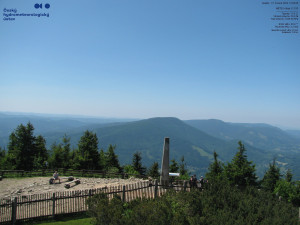 Lysá hora - Pohled na jihozápad, Smrk - 15.6.2025 v 12:15