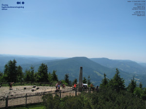 Lysá hora - Pohled na jihozápad, Smrk - 15.6.2025 v 13:15
