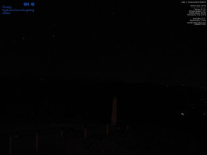 Lysá hora - Pohled na jihozápad, Smrk - 1.7.2025 v 00:45