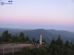 Lysá hora - Pohled na jihozápad, Smrk - 1.7.2025 v 04:45