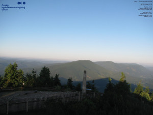 Lysá hora - Pohled na jihozápad, Smrk - 1.7.2025 v 05:45