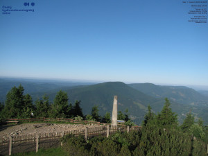 Lysá hora - Pohled na jihozápad, Smrk - 1.7.2025 v 06:45