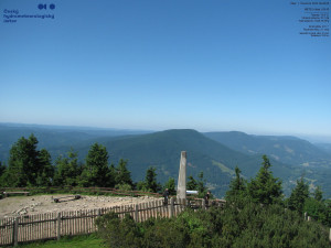 Lysá hora - Pohled na jihozápad, Smrk - 1.7.2025 v 09:45