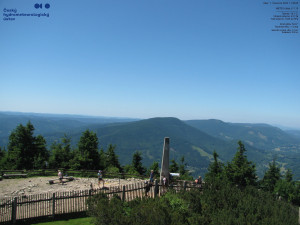 Lysá hora - Pohled na jihozápad, Smrk - 1.7.2025 v 11:45