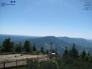 Lysá hora - Pohled na jihozápad, Smrk - 1.7.2025 v 14:45