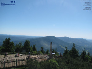 Lysá hora - Pohled na jihozápad, Smrk - 1.7.2025 v 15:45