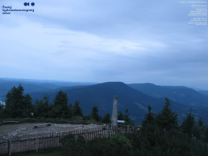 Lysá hora - Pohled na jihozápad, Smrk - 12.7.2025 v 04:45