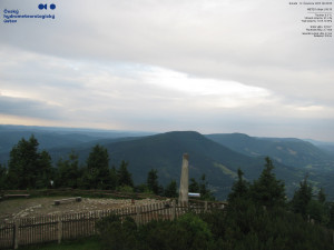 Lysá hora - Pohled na jihozápad, Smrk - 12.7.2025 v 06:45