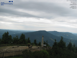 Lysá hora - Pohled na jihozápad, Smrk - 12.7.2025 v 07:45