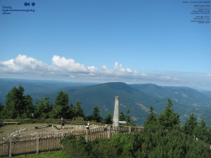 Lysá hora - Pohled na jihozápad, Smrk - 19.7.2025 v 08:45