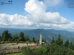 Lysá hora - Pohled na jihozápad, Smrk - 19.7.2025 v 09:45