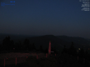 Lysá hora - Pohled na jihozápad, Smrk - 15.8.2025 v 04:45