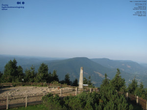 Lysá hora - Pohled na jihozápad, Smrk - 15.8.2025 v 07:45