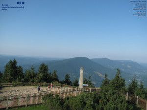 Lysá hora - Pohled na jihozápad, Smrk - 15.8.2025 v 08:45