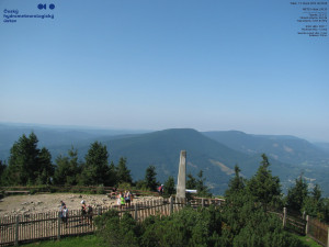 Lysá hora - Pohled na jihozápad, Smrk - 15.8.2025 v 09:45