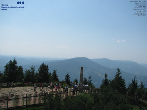 Lysá hora - Pohled na jihozápad, Smrk - 15.8.2025 v 13:45