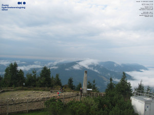 Lysá hora - Pohled na jihozápad, Smrk - 13.9.2025 v 10:30