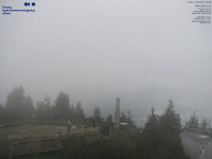 Lysá hora - Pohled na jihozápad, Smrk - 13.9.2025 v 13:45