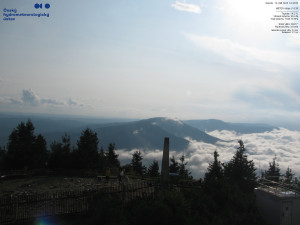 Lysá hora - Pohled na jihozápad, Smrk - 13.9.2025 v 16:45
