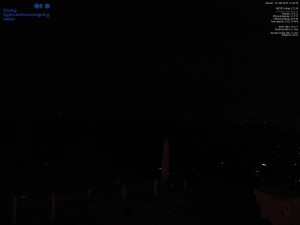 Lysá hora - Pohled na jihozápad, Smrk - 13.9.2025 v 22:45