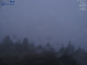 Lysá hora - Pohled na jihozápad, Smrk - 13.10.2025 v 06:45