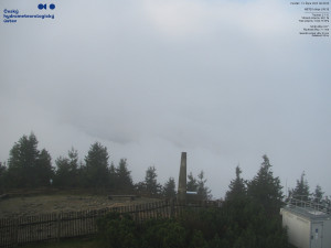 Lysá hora - Pohled na jihozápad, Smrk - 13.10.2025 v 08:45