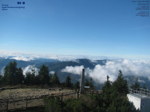 Lysá hora - Pohled na jihozápad, Smrk - 13.10.2025 v 11:00