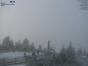 Lysá hora - Pohled na jihozápad, Smrk - 19.10.2025 v 08:45