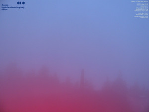 Lysá hora - Pohled na jihozápad, Smrk - 23.10.2025 v 06:45