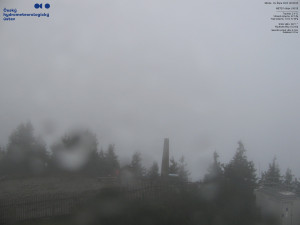 Lysá hora - Pohled na jihozápad, Smrk - 29.10.2025 v 07:00 Lysá hora - Pohled na jihozápad, Smrk - 29.10.2025 v 07:00