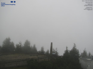 Lysá hora - Pohled na jihozápad, Smrk - 29.10.2025 v 08:15 Lysá hora - Pohled na jihozápad, Smrk - 29.10.2025 v 08:15