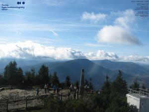 Lysá hora - Pohled na jihozápad, Smrk - 29.10.2025 v 11:45 Lysá hora - Pohled na jihozápad, Smrk - 29.10.2025 v 11:45