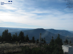 Pohled na jihozápad, Smrk