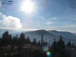 Pohled na jihozápad, Smrk