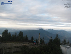 Pohled na jihozápad, Smrk