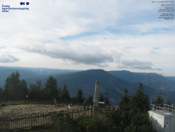 Pohled na jihozápad, Smrk