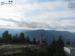 Pohled na jihozápad, Smrk