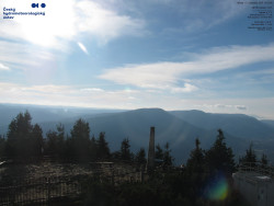 Pohled na jihozápad, Smrk