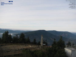 Pohled na jihozápad, Smrk