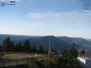 Lysá hora - Pohled na jihozápad, Smrk - 14.11.2025 v 09:15