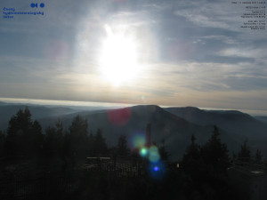 Lysá hora - Pohled na jihozápad, Smrk - 14.11.2025 v 14:45