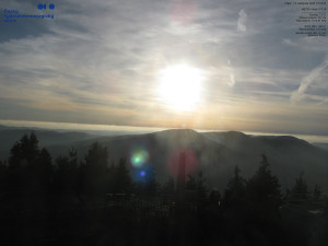 Lysá hora - Pohled na jihozápad, Smrk - 14.11.2025 v 15:15